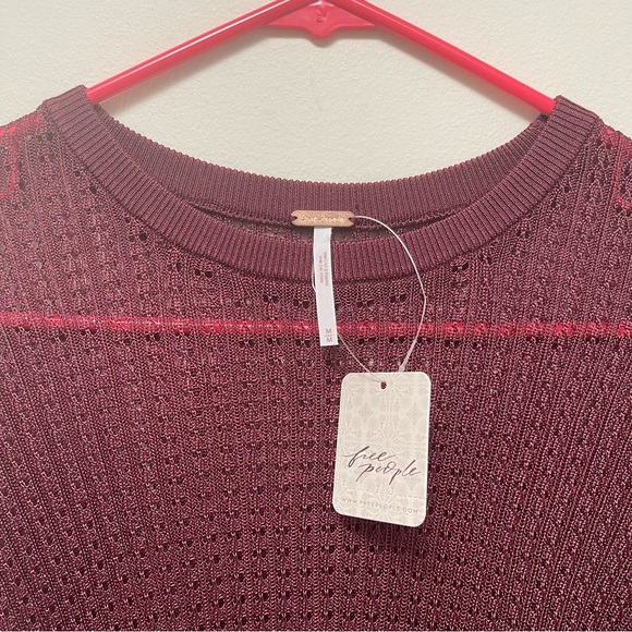 NWT Free People Garnet Sweater - Picture 4 of 12
